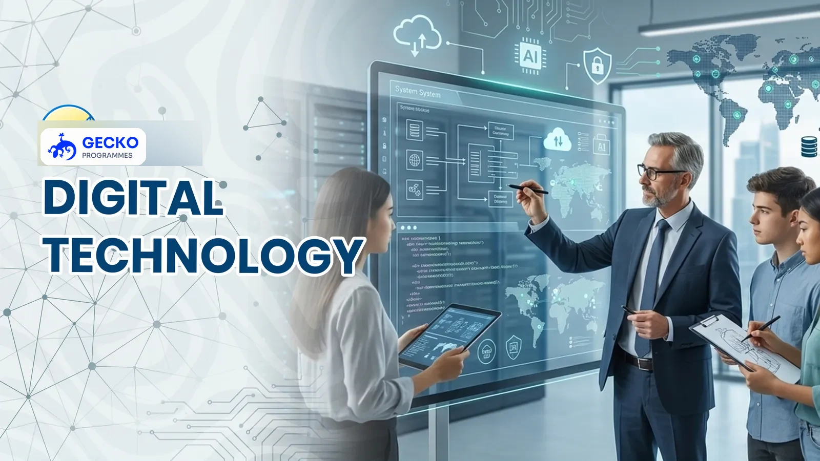 Cyber security professional monitoring network security dashboards
